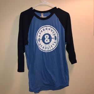 Doughnuts & Deadlifts baseball t